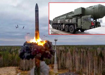 12 മീറ്റർ നീളവും 36 ടൺ ഭാരവുമുള്ള മിസൈൽ 700 കിലോമീറ്റർ പിന്നിട്ട് നിപ്രോയിൽ എത്തി…!!!  800 കിലോഗ്രാം ആണവായുധം വഹിക്കാൻ ശേഷിയുള്ള  ആർഎസ്–26 റുബേഷ് എന്ന ഭൂഖണ്ഡാന്തര മിസൈൽ യുക്രൈയിന് നേരെ ആദ്യമായി റഷ്യ പ്രയോഗിച്ചു…!!