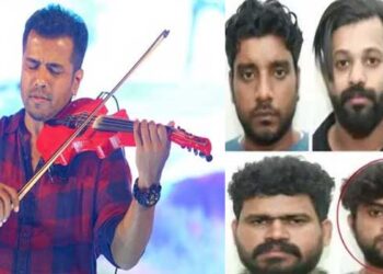 ജൂവലറി ഉടമകളെ ആക്രമിച്ച് സ്വർണംകവർന്ന കേസിൽ പിടിയിലായവരിൽ അന്തരിച്ച വയലിനിസ്റ്റ് ബാലഭാസ്‌കറിന്റെ ഡ്രൈവറും, ചെർപ്പുളശേരിയിൽ നിന്നും പിരിഞ്ഞ ഒരു സംഘത്തെ കൂട്ടിക്കൊണ്ടുപോയത് ഡ്രൈവർ അർജുൻ