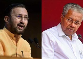 മുഖ്യമന്ത്രി വയനാട് ദുരന്തത്തെക്കുറിച്ച് കള്ളം പറയുന്നു..!!! 100 ദിവസം കഴിഞ്ഞാണ് സംസ്ഥാനം മെമ്മോറാണ്ടം നല്‍കുന്നത്..!! ദുരിതാശ്വാസ നിധിയിലേക്ക് ലോകത്തിന്റെ വിവിധ ഭാഗങ്ങളില്‍ നിന്ന് ലഭിച്ച സഹായം എങ്ങനെ ചെലവഴിച്ചു എന്നത് വയ്ക്തമാക്കിയില്ല……..!! ജനങ്ങളോടുള്ള വഞ്ചനയാണിതെന്ന് പ്രകാശ് ജാവഡേക്കര്ർ