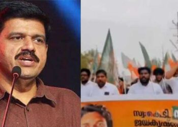 30 വെള്ളി കാശും വാങ്ങി പ്രസ്ഥാനത്തെ ഒറ്റുകൊടുത്ത തന്തയില്ലാ മൂരാച്ചി..!! ഒറ്റുകാരാ സന്ദീപേ, പട്ടാപ്പകൽ പാലക്കാട് നിന്നെ ഞങ്ങള്‍ എടുത്തോളാം… സന്ദീപ് വാര്യർക്കെതിരേ കൊലവിളി