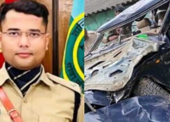 ഡിഎസ്പിയായി ആദ്യ നിയമനം, ചുമതലയേൽക്കാൻ പോകവെ ഔദ്യോഗിക വാഹനം അപകടത്തിൽപ്പെട്ട് യുവ ഐപിഎസ് ഉദ്യോ​ഗസ്ഥന് ദാരുണാന്ത്യം, അപകടം കാറിന്റെ ടയർ പൊട്ടിത്തെറിച്ച് മറിഞ്ഞ്