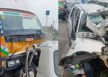 കോയമ്പത്തൂരിൽ കാറും വാനും കൂട്ടിയിടിച്ച് മൂന്ന് മലയാളികൾക്കു ദാരുണാന്ത്യം, ഒരാൾ ​ഗുരുതരാവസ്ഥയിൽ, മരിച്ചവരിൽ രണ്ടുമാസം പ്രായമുള്ള കൈക്കുഞ്ഞും