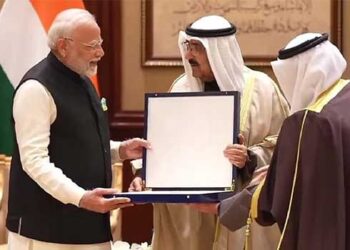 കുവൈറ്റുമായി സൈ​നി​ക അ​ഭ്യാ​സം, പ്ര​തി​രോ​ധം, പ​രി​ശീ​ല​നം എ​ന്നി​വ​യി​ൽ കൈകോർക്കാൻ ധാരണ, പ്ര​ധാ​ന​മ​ന്ത്രിക്ക് സി​വി​ലി​യ​ൻ ബ​ഹു​മ​തി സമ്മാനിച്ച് കുവൈത്ത് അമീർ