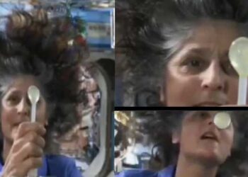 ബഹിരാകാശത്ത് സീറോ ഗ്രാവിറ്റിയിൽ വെള്ളമടക്കമുള്ള ദ്രവപദാർഥങ്ങൾ ചലിക്കുന്നതും ഉപയോ​ഗിക്കുന്നതും എങ്ങനെയാണെന്നറിയണോ?