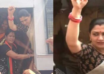 നിരോധനാജ്ഞ ലംഘിച്ച നടി ഖുശ്ബു അറസ്റ്റിലായി…!! ക്യാമ്പസിനുള്ളിൽ വിദ്യാർഥിനിയെ ബലാത്സംഗം ചെയ്ത സംഭവത്തിൽ പ്രതിഷേധിച്ചതിനാണ് മഹിളാ മോർച്ച സംഘത്തെ അറസ്റ്റ് ചെയ്തത്…!!!