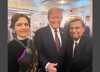 ഡൊണാൾഡ് ട്രംപിന്റെ വിരുന്നില്‍ അതിഥികളായി മുകേഷ് അംബാനിയും നിത അംബാനിയും (വീഡിയോ) Donald Trump I Mukesh Ambani Nita
