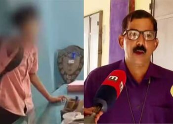 അധ്യാപകനെതിരെ കൊലവിളി നടത്തിയ സംഭവത്തില്‍ വിദ്യാര്‍ഥി മാപ്പ് പറഞ്ഞു…!!!  ദൃശ്യങ്ങള്‍ രക്ഷിതാക്കൾക്ക് അയച്ചുകൊടുക്കുകയാണ് ചെയ്തത്… പ്രചരിപ്പിച്ചത് അധ്യാപകരല്ലെന്ന് പ്രിന്‍സിപ്പല്‍…!!  കുട്ടിയെ സസ്പെൻഡ് ചെയ്യില്ല… തുടർന്ന് പഠിക്കാൻ അവസരമൊരുക്കും…