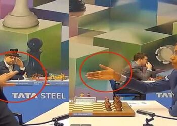 ഷെയ്ക്ക് ഹാൻഡിനായി കൈനീട്ടി, മൈൻഡ് ചെയ്തില്ല… എന്നാ പിന്നെ വിടാൻ പറ്റുമോ?… തോൽപിച്ചു കയ്യിൽകൊടുത്തില്ലെ പെൺകൊച്ച്… ഹസ്തദാനം നൽകാൻ വിസമ്മതിച്ച ഉസ്ബെക്കിസ്ഥാൻ ഗ്രാൻഡ് മാസ്റ്ററെ തോൽപിച്ച് ഇന്ത്യൻ താരം ആർ വൈശാലി, വിവാദമായതോടെ മാപ്പ് പറഞ്ഞ് ഉസ്ബെക്കിസ്ഥാൻ താരം, ഹസ്തദാനം നൽകാത്തതിനു പിന്നിൽ മതപരമായ കാരണങ്ങളാണെന്ന് വിശദീകരണം