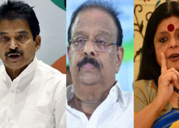 അടിത്തറ അരക്കിട്ടുറപ്പിക്കാന് കോണ്ഗ്രസ് നീക്കം; പുനഃസംഘടനാചര്ച്ച അതിവേഗം ബഹുദൂരം: സുധാകരന്റെ ചീട്ട് കീറിയാലും ഇല്ലെങ്കിലും എന്തായാലും വേണുഗോപാല് ഔട്ട്, 10 ജില്ലകളില് ഡിസിസി കുലുങ്ങും, എല്ലാം തള്ളി വി ഡി സതീശന്