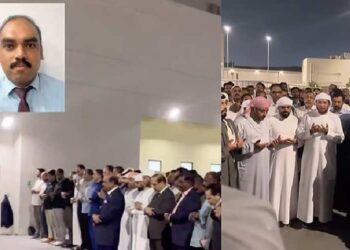 തൊഴിലാളിയുടെ ശവമഞ്ചം ചുമന്ന് യൂസഫലി; അവസാനനിമിഷവും താങ്ങായി കൂടെ; സോഷ്യല് മീഡിയയില് കയ്യടി