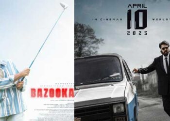 സ്റ്റൈലിഷ് ലുക്കിൽ മമ്മൂട്ടിയെത്തുന്ന ചിത്രം’ബസൂക്ക’ ഏപ്രിൽ 10 തിയേറ്ററുകളിൽ