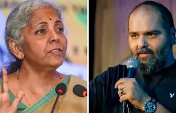 “ആപ്ക ടാക്‌സ് കാ പൈസ ഹോ രഹാ ഹേ ഹവാ ഹവാ”  നിർമ്മലാ സീതാരാമനെയും ബിജെപിയെയും പരിഹസിച്ച്  പുതിയ പാരഡി ഗാനവുമായി  കുനാൽ കമ്ര