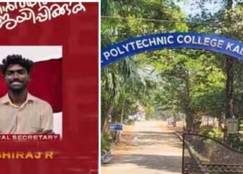 ​ഗവ. പോളിടെക്നിക് മെൻസ് ഹോസ്റ്റലിൽ നിന്ന് കഞ്ചാവ് പിടികൂടിയവരിൽ എസ്എഫ്ഐ നേതാവും, തന്റെ മുറിയിൽ നിന്നല്ല കഞ്ചാവ് പിടിച്ചതെന്ന് സ്റ്റേഷനിൽ നിന്ന് മടങ്ങവേ അഭിരാജ് മാധ്യമങ്ങളോട്