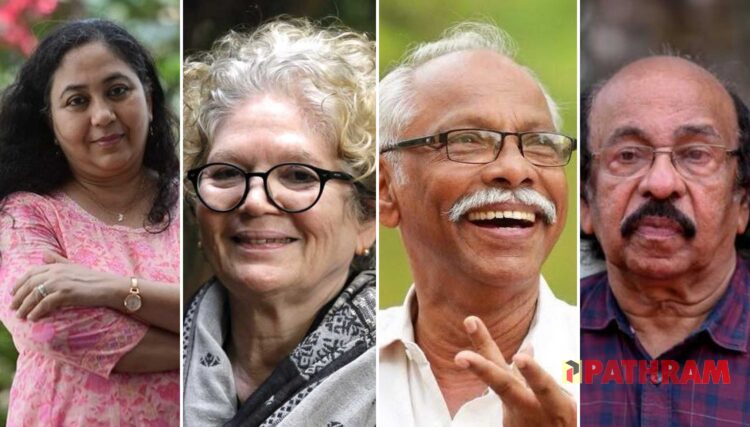എംപുരാനെതിരേ സംഘപരിവാര് വാളെടുക്കുമ്പോള് സാംസ്കാരിക പ്രവര്ത്തകര് എവിടെ? സച്ചിദാനന്ദനും സാറ ജോസഫിനും ജെ. ദേവികയ്ക്കും കാരശേരിക്കും ആസാദിനും എതിരേ രൂക്ഷ വിമര്ശം; മൗനം തുടര്ന്ന് എഴുത്തുകാര്