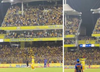 ധോണിയെത്താൻ ജഡേജയുടെ ഔട്ടിന് പ്രാർഥനയും വഴിപാടുമായി ചെന്നൈ സൂപ്പർ കിങ്സ് ആരാധകർ, സ്വന്തം ടീമിലെ അം​ഗം പുറത്തായപ്പോൾ ആർപ്പുവിളിച്ച് ആഘോഷം- വിഡിയോ