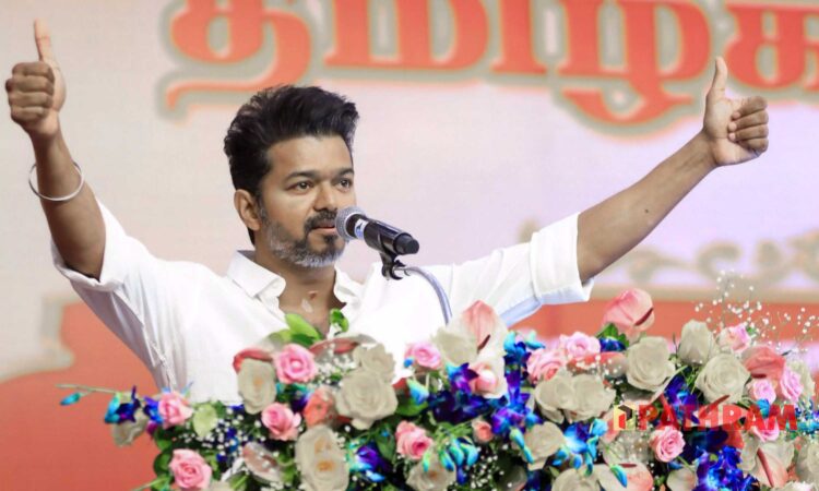 തമിഴ്നാടിനോട് മോദിക്ക് എന്തിനാണ് അലര്ജി; രൂക്ഷ വിമര്ശനവുമായി വിജയ്; പോരാട്ടം ഡിഎംകെയും ടിവികെയും തമ്മില്; മാസ് ഡയലോഗിനിടെ കവിത തെറ്റിച്ചു ചൊല്ലിയതിന് ഇളയ ദളപതിയും എയറില്