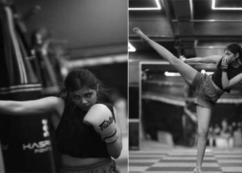 ഒറ്റക്കാലിൽ ഉയർന്നു പൊങ്ങി, പഞ്ച് ചെയ്ത് കല്യാണി!! ഇത്തവണയെത്തുന്നത് മാർഷ്യൽ ആട്സുമായി, വേഫെറർ ഫിലിംസിൻ്റെ ഏഴാം ചിത്രത്തിൽ നായികാ-നായകന്മാരായി കല്യാണി പ്രിയദർശനും നസ്‌ലനും