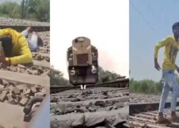 അലറിപ്പാഞ്ഞു വരുന്ന ട്രെയിനിനടിയിൽ കിടന്ന് യുവാക്കളുടെ റീൽസ് അഭ്യാസ പ്രകടനം, വീഡിയൊ വൈറൽ, സമൂഹമാധ്യമങ്ങളിൽ രൂക്ഷ വിമർശനം, യുവാക്കളെ അറസ്റ്റ് ചെയ്ത് ആർപിഎഫ്- വീഡിയൊ