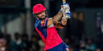 ഈഡൻ ഗാർഡൻസിൽ പരാ​ഗിന്റെ ‘പരകായ പ്രവേശം’!! തുടർച്ചയായി ആറ് സിക്സുകൾ, സെഞ്ചുറി നഷ്ടമായത് വെറും 5 റൺസ് അകലെ- വീഡിയോ