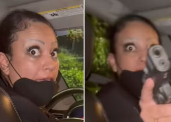 പോകേണ്ട വഴിയെ  ചൊല്ലി തർക്കം, യാത്രക്കാർക്ക് നേരെ തോക്ക് ചൂണ്ടി വനിതാ  യൂബർ ഡ്രൈവർ , ഭയന്ന് വിറച്ച് യുവതിയും ആൺ സുഹൃത്തും