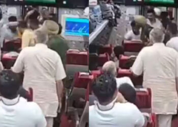 എംഎൽഎയ്ക്ക് വന്ദേഭാരത് ട്രെയിനിൽ സൈഡ് സീറ്റ് നൽകിയില്ല, യാത്രക്കാരനെ തല്ലിച്ചതച്ച് ബിജെപി എംഎൽഎയുടെ അനുയായികൾ