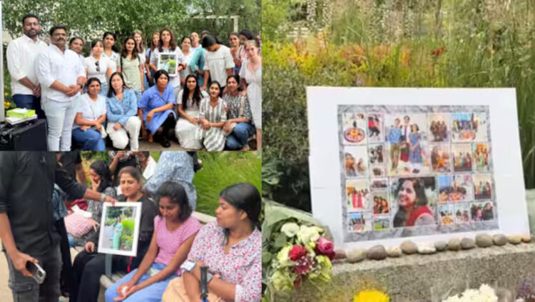 ക്വീൻ അലക്സാണ്ട്ര ഹോസ്പിറ്റലിലെ പൂന്തോട്ടത്തിൽ കണ്ണീർ പൂക്കളർപ്പിച്ച് സഹപ്രവർത്തകർ; രഞ്ജിതയ്ക്ക് ആദരം