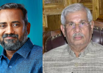 രാജ്ഭവൻ ഹാളിൽ കാവിക്കൊടിയേന്തി നില്‍ക്കുന്ന ഭാരതാംബയുടെ ചിത്രം, നീക്കം ചെയ്യണമെന്ന് കൃഷി വകുപ്പ്, സൗകര്യമില്ലെന്ന് ഗവർണർ,  പരിപാടി ബഹിഷ്‌കരിച്ച് മന്ത്രി പി. പ്രസാദ്