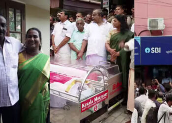 കരമനയിലെ ദമ്പതികളുടെ ആത്മഹത്യ: ബാങ്കിന് മുന്നിലെ സമരം വിജയിച്ചു; വായ്‌പ എഴുതി തള്ളാമെന്ന് എസ്ബിഐ ഉറപ്പുനൽകി