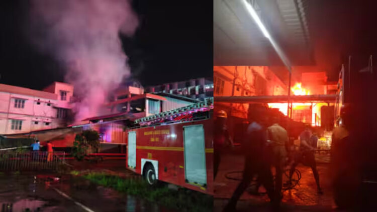 തിരുവല്ല പുഷ്പഗിരി മെഡിക്കൽ കോളേജ് ആശുപത്രിക്ക് സമീപം പെന്തക്കോസ്ത് മിഷൻ പ്രാർത്ഥനാലയത്തിൽ തീപിടിത്തം