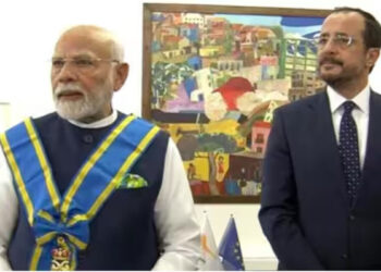 സൈപ്രസ് സന്ദർശനം ഉഭയകക്ഷി ബന്ധത്തിലെ പുതിയ അധ്യായമെന്ന് പ്രധാനമന്ത്രി, ഗ്രാൻഡ് ക്രോസ് ഓഫ് ദ ഓർഡർ ഓഫ് മക്കാരിയോസ് പുരസ്കാരം ഏറ്റുവാങ്ങി