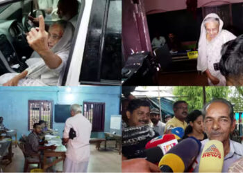 വോട്ട് ചെയ്യാൻ ആദ്യമേ എത്തി നിലമ്പൂർ ആയിഷ; വോട്ട് സ്വരാജിന്, നമ്മൾ ജയിക്കുമെന്നും മാധ്യമങ്ങളോട് പ്രതികരണം