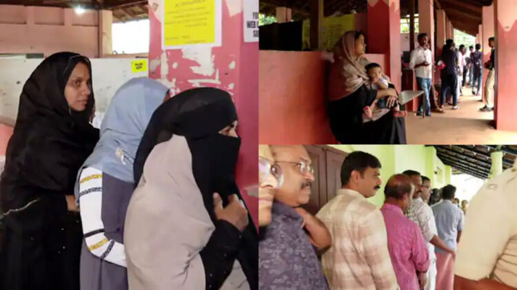 വിവി പാറ്റിൽ തകരാർ ഉണ്ടെന്ന് യുഡിഎഫ് പരാതി; ബൂത്ത് രണ്ടിൽ പോളിങ് നിർത്തിവെച്ചു