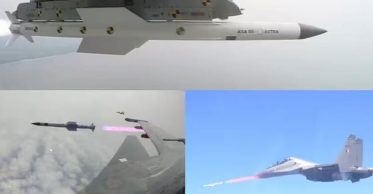 വ്യോമപ്രതിരോധ രംഗത്തെ നിർണായക നേട്ടം, ‘അസ്ത്ര’ മിസൈലുമായി ഡിആർഡിഒ; പരീക്ഷണം വിജയകരം