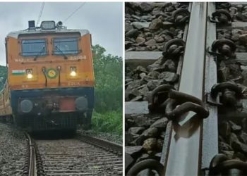 റെയിൽപാളത്തിൽ ഇരുമ്പ് ക്ലിപ്പുകൾ; ഒറ്റപ്പാലത്ത് ട്രെയിൻ അട്ടിമറി ശ്രമമെന്ന് സംശയം, സ്ഥലത്ത് പരിശോധന