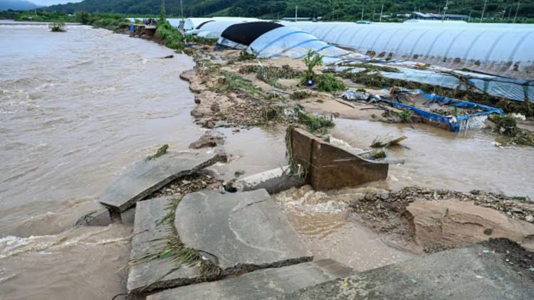 120 വർഷത്തിനിടയിലെ ഏറ്റവും ശക്തമായ മഴ, വെള്ളത്തിൽ മുങ്ങി ദക്ഷിണ കൊറിയൻ ഗ്രാമങ്ങൾ, 14 മരണം