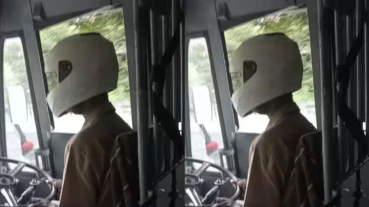 ‘കല്ലേറ് വന്നാൽ തല സൂക്ഷിക്കണ്ടേ’; അടൂരിൽ ഹെൽമറ്റ് ധരിച്ച് വാഹനമോടിച്ച് കെഎസ്ആർടിസി ഡ്രൈവർ