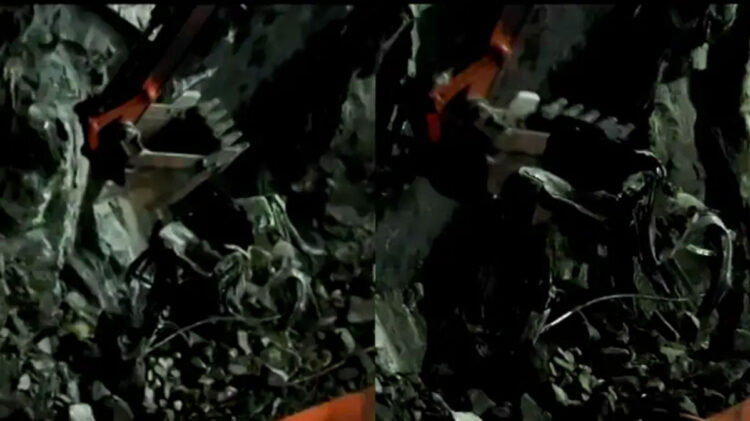 കോന്നി പയ്യനാമണ്ണിലെ പാറമട അപകടം: അജയ് റായുടെ മൃതദേഹം കണ്ടെത്തി, വടംകെട്ടിയിറങ്ങി മൃതദേഹം പുറത്തെടുക്കാൻ ശ്രമം