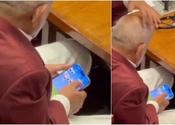 നിയമസഭാ സമ്മേളനം നടക്കുമ്പോൾ മൊബൈലിൽ ഓൺലൈൻ റമ്മി കളിച്ച് കൃഷി മന്ത്രി, വീഡിയോ വൈറൽ