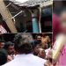 തകര്ന്ന കെട്ടിടത്തിൽ ഒരു വർഷമായി ക്ലാസുകൾ നടക്കുന്നില്ലെന്ന് പ്രധാന അദ്ധ്യാപകൻ, തള്ളി വിദ്യാര്ത്ഥികളും നാട്ടുകാരും