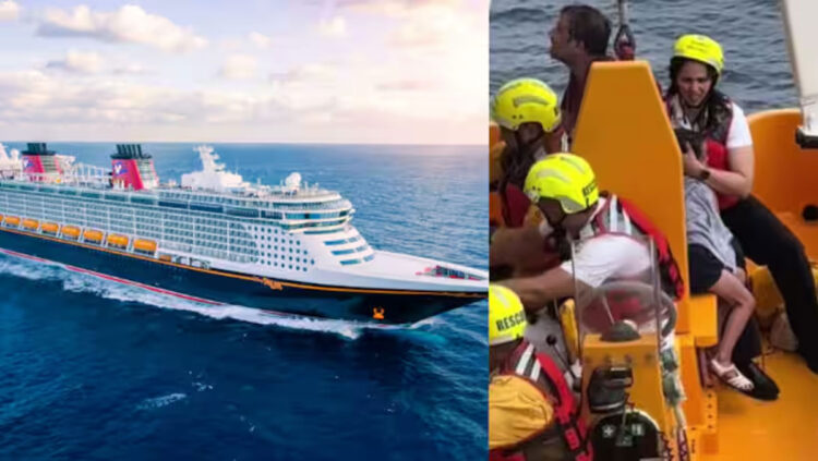 സ്വപ്ന യാത്രയുടെ അവസാന ലാപ്പിൽ 5 വയസുകാരിയായ മകൾ കപ്പലിൽ നിന്ന് കടലിലേക്ക് വീണു, പിന്നാലെ ചാടി അച്ഛൻ, രക്ഷപ്പെടൽ