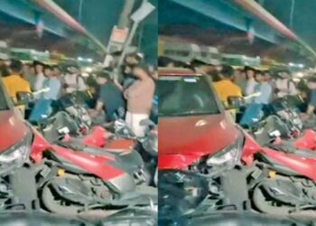 പെൺസുഹൃത്ത് സ്റ്റിയറിങ് ഒന്നു തിരിച്ചതാ ശിവനേ പിന്നെ ഒന്നുമോർമയില്ല!! ചറുപറെ ഇടിച്ചിട്ടത് 15 ഇരുചക്ര വാഹനങ്ങൾ, പിടികൂടുമ്പോൾ ലഹരിയിൽ യുവാവിന്റെ കാൽ നിലത്ത് ഉറയ്ക്കുന്നില്ലായിരുന്നെന്ന് നാട്ടുകാർ