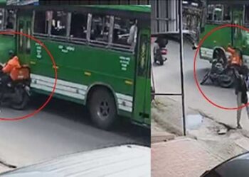 നിരത്തിൽ ഒരു ജീവൻകൂടി പൊലിഞ്ഞു!! ബസുകളുടെ മത്സരയോട്ടത്തിനിടെ ഡെലിവറി ബോയിയെ ഇടിച്ചിട്ടു, റോഡിലേക്കു തെറിച്ചുവീണയാളുടെ തലയിൽ കൂടി ബസിന്റെ പിൻചക്രം കയറയിറങ്ങി ദാരുണാന്ത്യം