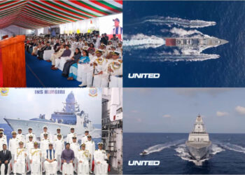 സമുദ്രകരുത്തിന് ശക്തി പകരാൻ ഐഎൻഎസ് ഹിമഗിരിയും ഉദയഗിരിയും; 200 യുദ്ധക്കപ്പലുകളുള്ള രാജ്യമായി ഇന്ത്യ മാറുമെന്ന് രാജ്നാഥ് സിങ്