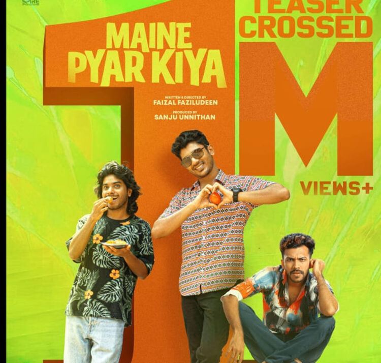 1 മില്യൺ കാഴ്ചക്കാരുമായി ‘മേനേ പ്യാർ കിയ’ ടീസർ