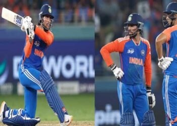 സഞ്ജു പുറത്ത്, തിലകിന് അർദ്ധ സെ‍ഞ്ചുറി, ഇന്ത്യ നാലിന് 117 റൺസ്