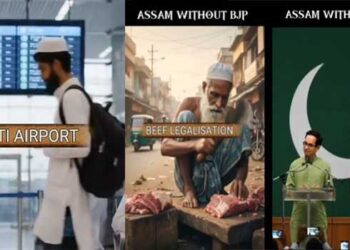 മുസ്ലിങ്ങളില്ലാത്ത അസം, ബിജെപി സ്വപ്നം കാണുന്ന കിനാശ്ശേരി!! ബിജെപി ഇല്ലെങ്കിൽ മുസ്ലിങ്ങളുടെ എണ്ണം വർധിക്കും, ബീഫ് നിയമ വിധേയമാകും, നഗരങ്ങൾ മുസ്ലിം മതവിശ്വാസികൾ കയ്യടക്കും… മുസ്ലിം വിരുദ്ധ എഐ വീഡിയോ, പാക് ബന്ധമുളള പാർട്ടിയായി കോൺഗ്രസിനെ ചിത്രീകരിക്കാൻ ശ്രമം- ആരോപണം