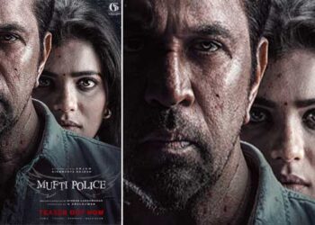 “ബ്ലഡ് വിൽ ഹാവ് ബ്ലഡ്” അർജുൻ സർജ- ഐശ്വര്യ രാജേഷ് ചിത്രം “മഫ്തി പോലീസ്” ടീസർ പുറത്ത്