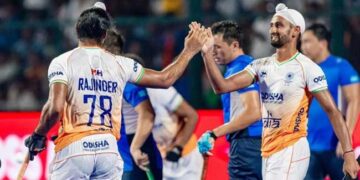 ഏഷ്യാകപ്പ് പുരുഷ ഹോക്കിയിൽ കസാഖ്സ്താനെ ഗോൾ പെരുമഴയിൽ മുക്കിപ്പിഴിഞ്ഞെടുത്ത് ഇന്ത്യ, ഗോൾ മുഖത്ത് മിന്നൽ പിണർ തീർത്ത് എണ്ണം പറഞ്ഞ 15 ഷോട്ടുകൾ