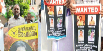‘ഇവന് നാടിന് അപമാനം’ എന്നെഴുതിയ പോസ്റ്റര് പതിച്ചു ; സുജിത്തിനെ മര്ദ്ദിച്ച സംഭവത്തില് സിപിഐ സജീവന്റെ വീട്ടിലേക്കും യൂത്ത്കോണ്ഗ്രസ് പ്രതിഷേധം; എസ്ഐ നുഹ്മാന്റെ വീട്ടിലേക്കും മാര്ച്ച് നടത്തി