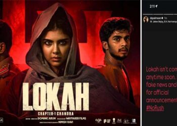 “ലോക”തത്കാലം ഒടിടിയിലേക്കില്ല, തീയേറ്ററുകളിൽ തുടരും